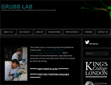 Tablet Screenshot of grubblab.org